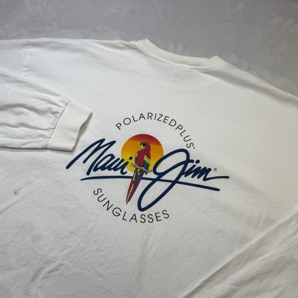Maui Jim Other - Vintage Maui Jim Sunglasses Shirt USA Made Graphic Logo L Surf Tee